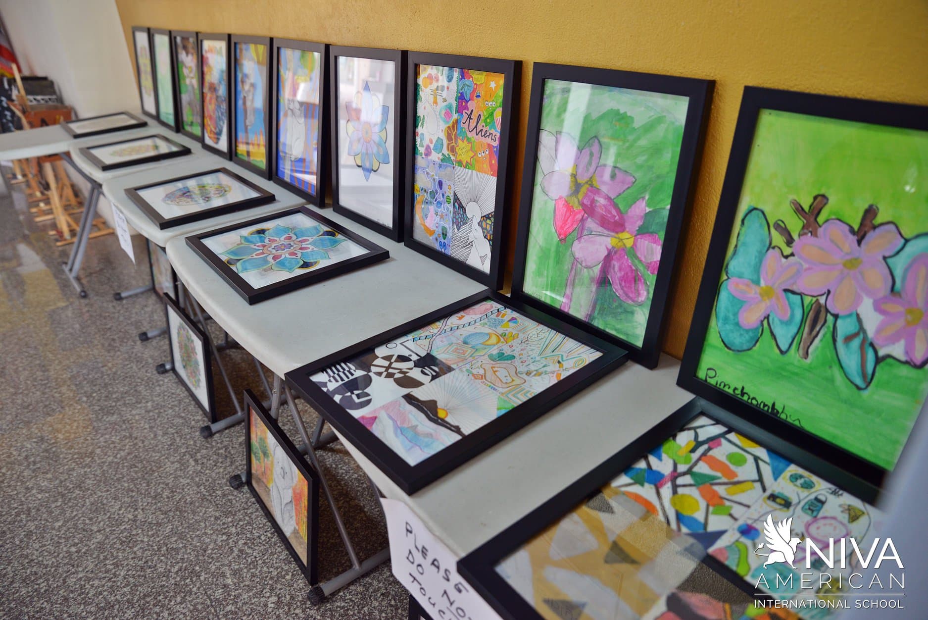 NIVA Art - Display of student's artwork